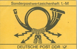 DDR Sondermarkenheftchen SMHD 29 Posthorn Ohne Briefmarken - Postzegelboekjes