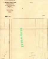 75010 - 75 - PARIS - FACTURE L. SCHWEITZER & FILS-MANUFACTURE BROSSERIE -99 FAUBOURG SAINT DENIS - Historische Dokumente