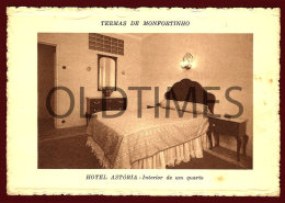 MONFORTINHO - TERMAS - HOTEL ASTORIA - INTERIOR DE UM QUARTO - 1940 PC - Castelo Branco