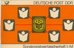 DDR Sondermarkenheftchen SMHD 24 A Post-Zeitungsvertrieb Ohne Briefmarken - Cuadernillos