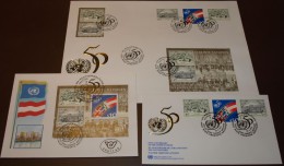 UNO 50 Jahre UNO Wien      FDC XL491 - FDC