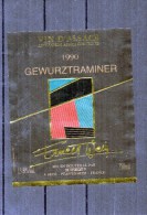 GEWURTZTRAMINER - (Etiquette Collée Sur Page Expo)  Ernest Wein 1990 - Gewurztraminer