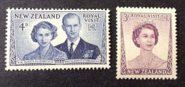 New Zealand 1953 Sc 286/287 Mh* - Unused Stamps