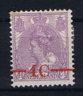 Netherlands NVPH 106P  MH/* 1921 Plate Error: Broken 4 (NVPH Plaatfouten 2020) - Ungebraucht