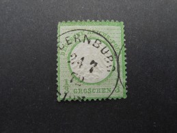 D.R.2a - 1/3Groschen - Reichspost - Adler Mit Kleinem Brustschild 1872 D´gelblichgrün - Oblitérés