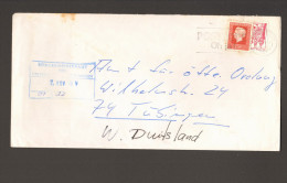 Niederlande 1978 Brief Nach Deutschland Aus Amsterdam Mit Niederländischer Und Deutscher Briefmarke - Briefe U. Dokumente