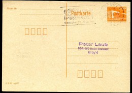 ELEFANTEN ZIRKUS PRAGA Halle 1989 Auf DDR P86 II Postkarte - Circus