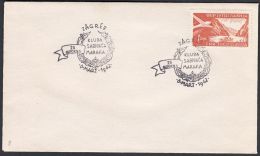 Yugoslavia 1962, Cover W./ Special Postmark "Stamp Collectors Club, Zagreb", Ref.bbzg - Brieven En Documenten