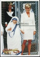 Togo 1997 Diana And Theresa M/S Discount! - Mother Teresa