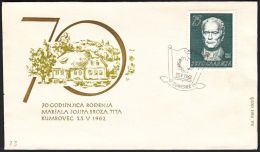 Yugoslavia 1962, Illustrated Cover "70 Birthday Of Josip Broz Tito"w./ Special Postmark "Kumrovec", Ref.bbzg - Lettres & Documents