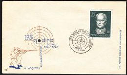 Yugoslavia 1962, Illustrated Cover "175 Years Shooting In Zagreb" W./ Special Postmark "ZAgreb", Ref.bbzg - Briefe U. Dokumente