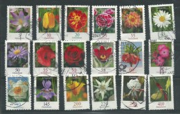 ° Duitsland 18 Verschillende Postzegels Van Bloemen - Collections
