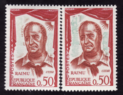 Variété 1961 - Y&T  1304    Raimu  -  NEUFS*   -  Fond Très Pâle  Et Normal - Nuovi