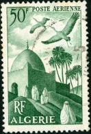 ALGERIA, COLONIA FRANCESE, FRENCH COLONY, UCCELLI, BIRDS, EL KANTARA, 1949, FRANCOBOLLO USATO, Scott C8 - Used Stamps