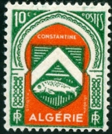 ALGERIA, COLONIA FRANCESE, FRENCH COLONY, STEMMI, COAT OF ARMS, 1947, NUOVO (MNH**), Scott 210 - Unused Stamps