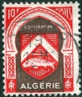 ALGERIA, COLONIA FRANCESE, FRENCH COLONY, STEMMI, COAT OF ARMS,  1949, FRANCOBOLLO USATO, Scott 224 - Usati