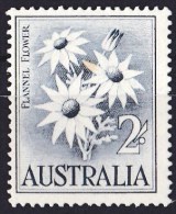 Australia 1959-1964 Flowers 2s Flannel Flower MNH - Gum Tone Spot - Mint Stamps