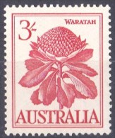 Australia 1959-1964 Flowers 3s Waratah MNH - - Mint Stamps
