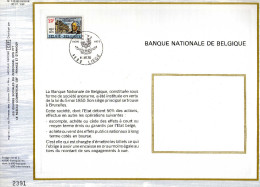 Feuillet Tirage Limité CEF 145 21 1781 Banque Nationale De Belgique - 1971-1980