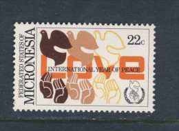 MICRONESIE 1986 ANNEE DE LA PAIX   YVERT  N°  NEUF MNH** - Micronesië