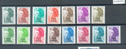 SPM 520 - YT 455 à 469 ** - Unused Stamps