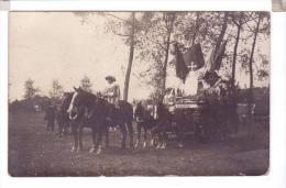 EVERGEM Belgique Carte Photo Procession Funeraire Chevaux Costume Flandre - Evergem