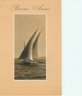 Bateaux - Voiliers - Bonne Année - Nouvel An - Delachaux Et Niestlé S.A. Editeurs Neuchatel - Suisse - état - Sailing Vessels