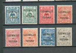 Wallis 113 - YT 18 à 25 * - Unused Stamps
