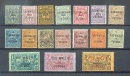 Wallis 114 - YT 1 à 17 * - Le YT 12 (45 C) Présente Une Felure Haut Centre - Offert Non Compté - Unused Stamps