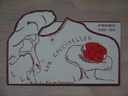 E N I  AIX EN PROVENCE  LES COCCINELLES Promo 1938 1941 - Diplome Und Schulzeugnisse