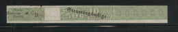 GERMANY 3RD (THIRD) REICH CIGARETTE BAND REVENUE FEINSCHNITT OPT 50G 10RM DAS KILOGR GREEN MARTIN BRINKMANN BREMEN - Sonstige & Ohne Zuordnung