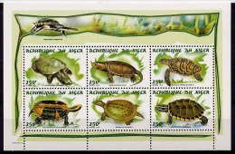 NIGER Tortues, Turtles, Tortuga, Reptiles, Yvert 1116/31. MNH, ** - Schildpadden