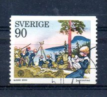 SUEDE. N°901 De 1975 (oblitéré). Scoutisme. - Used Stamps