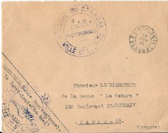 Lettre En Franchise De SAINT-LOUIS Du SENEGAL Pour La France 1946 - Brieven En Documenten