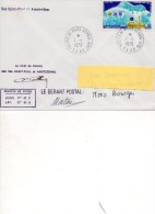 Taaf  Iles Saint Paul Et Amsterdam Lettre 1ier Jour Du 1/1/1979 - Bases Antarctiques