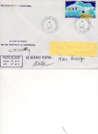 Taaf  Iles Saint Paul Et Amsterdam Lettre 1ier Jour Du 1/1/1979 - Research Stations