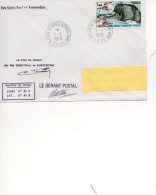 Taaf Iles Saint Paul Et Amsterdam Lettre 1ier  Jour Du 1/1/1979 - Research Stations