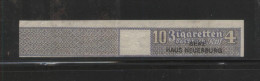 GERMANY 3RD (THIRD) REICH CIGARETTE BAND REVENUE DAS STUCK 10 ZIGARETTEN 4 RPF BEAS HAUS NEUERBURG - Autres & Non Classés