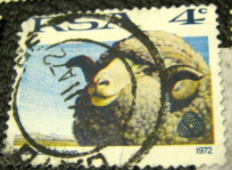 South Africa 1972 Sheep And Wool Industry 4c - Used - Usati