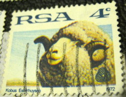 South Africa 1972 Sheep And Wool Industry 4c - Used - Usati