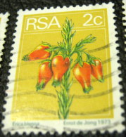 South Africa 1974 Flower Erica Blenn 2c - Used - Usati