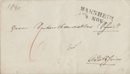 Brief Mannheim 7.11.  Ca.1841 - [Voorlopers