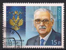 Russia. 2013  Writer S.V.Mikhalkov-holder Of An Order Of St. Andrew The Apostle The First-Called. CTO - Gebruikt