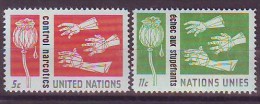 UNITED NATIONS New York 142-143,unused - Neufs