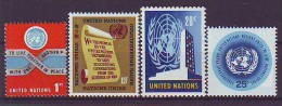 UNITED NATIONS New York 156-159,unused - Unused Stamps