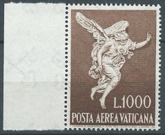 1962 VATICANO POSTA AEREA ARCANGELO GABRIELE 1000 LIRE MNH ** - ED09 - Luftpost