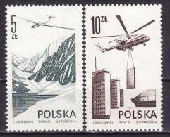 C2895 - Pologne 1976 - PA Yv.no.55-6 Neufs** - Unused Stamps