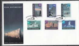 New Zealand -ross Dependency   Scott No. L37-42    FDC   Year  1996 - Lettres & Documents