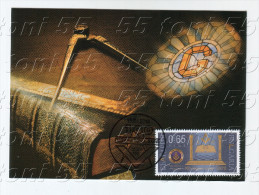 2014 100 Years Zarya Masonic Lodge 1v.- MC Maximum Card  BULGARIE / Bulgaria - Unused Stamps