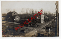 Bahnhof-Gare-ZONNEBEKE-Carte Photo Allemande-Guerre-14-18-1WK-BELGIQUE-BELGIEN-Flandern- - Zonnebeke